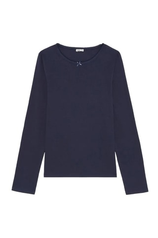 T-shirt de pyjama Noeudribtelliz - Bleu marine