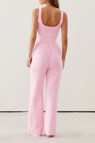 Crop top de pyjama Fluffyliz - Rose