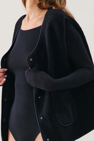 Veste sans manches de pyjama Newcozyliz - Noir