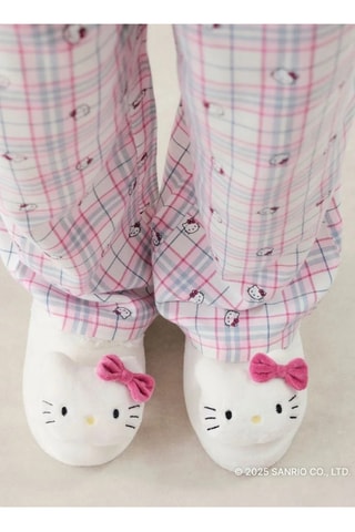 Pantoufles fourrées Hello Kitty Sanrio - Ecru