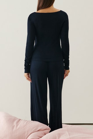 Top de pyjama Brushpointiz - Noir