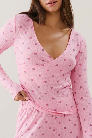 Top de pyjama Brushpointiz - Rose