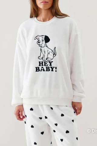 Pyjama Lucky Les 101 Dalmatiens Disney Coraldalmasiz - Blanc