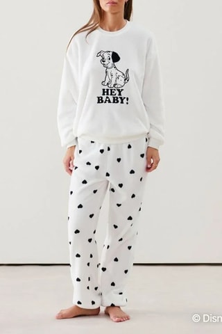 Pyjama Lucky Les 101 Dalmatiens Disney Coraldalmasiz - Blanc