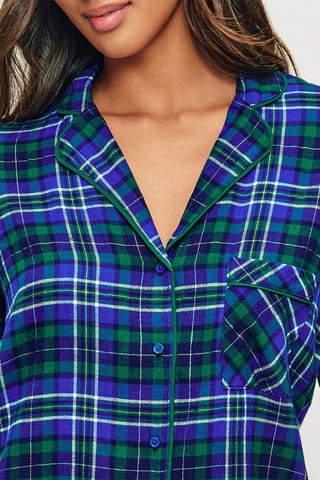 Chemise de pyjama Bluecheckiz - Bleu marine