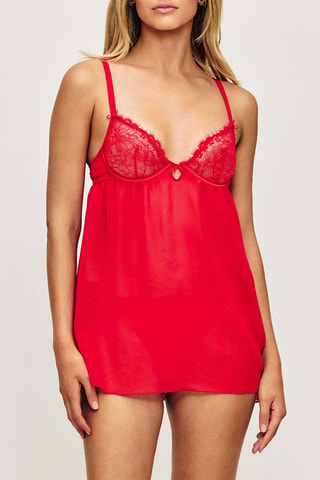 Babydoll Thaliz - Rouge