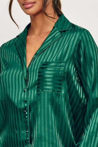 Chemise de pyjama Greenstripiz - Vert