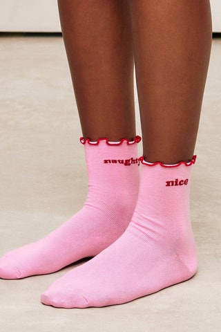 Chaussettes Naughtyniciz - Rose