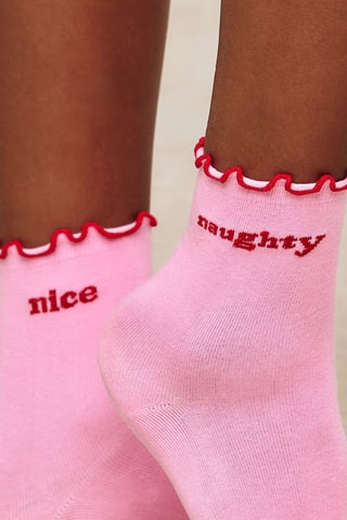 Chaussettes Naughtyniciz - Rose