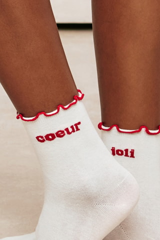 Chaussettes Sexymamiz - Blanc