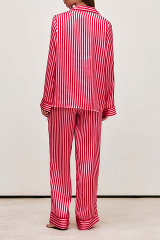Chemise de pyjama Bowstripiz - Rouge
