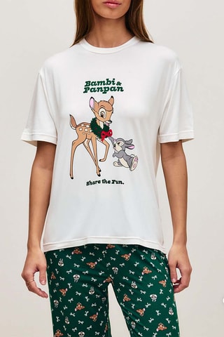 Pyjama Bambi et Panpan Bambi Disney Fambambiz - Vert foncé