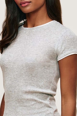 T-shirt de pyjama Layeriz - Gris chiné