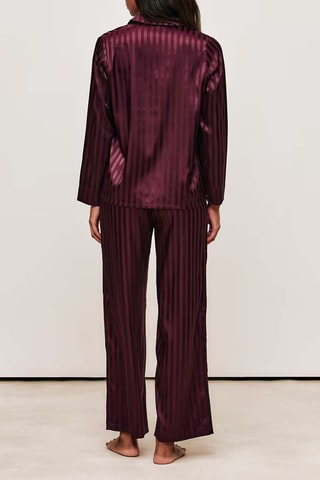 Chemise de pyjama Patternsatiniz - Bordeaux