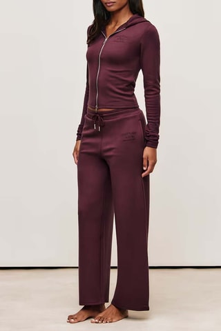Veste de pyjama à capuche Pilatiz - Violet