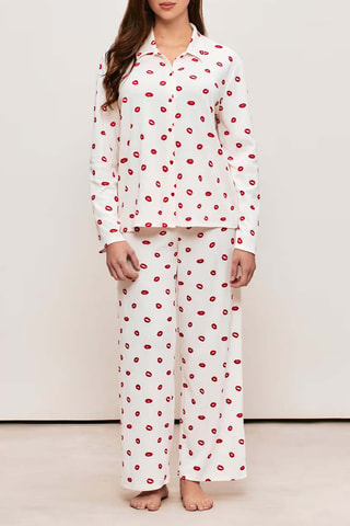 Chemise de pyjama Loveliz - Ecru