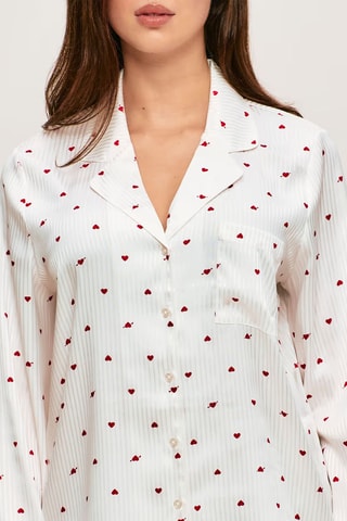 Chemise de pyjama Loverayiz - Ecru
