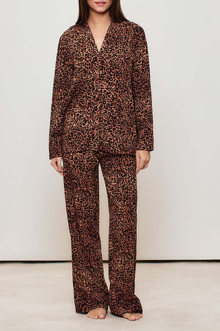Chemise de pyjama Mixleoniz - Marron