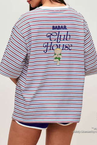 T-shirt de pyjama Multibabariz - Ecru