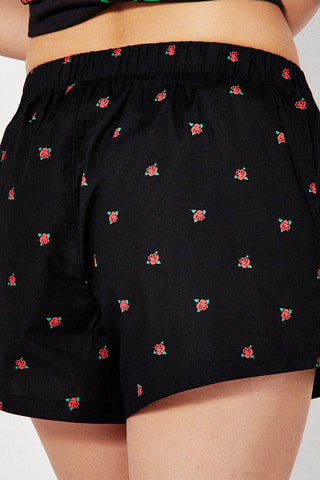 Short de pyjama Popeliz - Noir