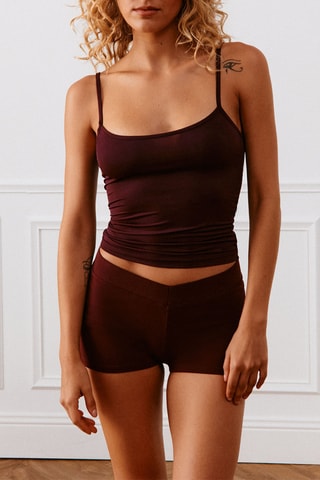 Short de pyjama Nightiz - Marron