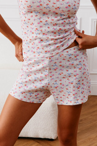 Short de pyjama Alldayiz - Blanc