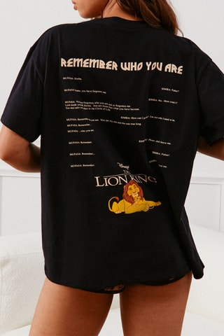 Short de pyjama Simba Le Roi Lion Disney Lioniz - Noir