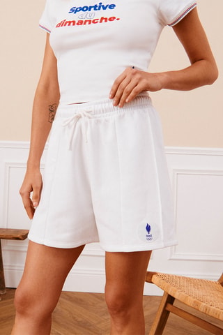 Short de pyjama Josportiz - Blanc