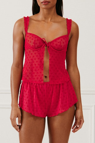 Short de pyjama Brightnessiz - Rouge