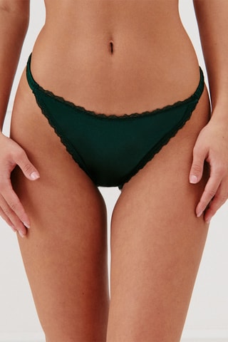 Masque de nuit et culotte Unwrapmiz - Vert foncé