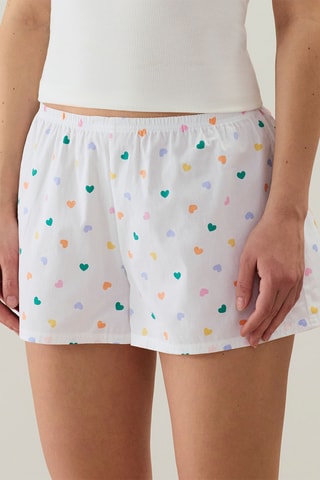 Short de pyjama Nightpopiz - Blanc
