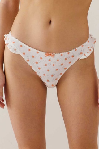 String Nolaniz Fleuriz - Ecru