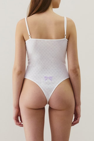 Body-string Milaliz - Blanc