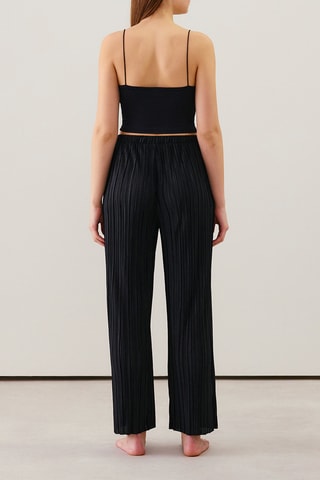 Pantalon de pyjama plissé Newlolitiz - Noir
