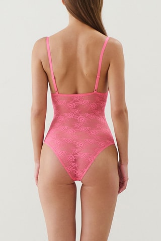 Body-tanga Lacebodiz - Rose
