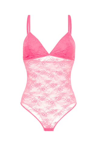 Body-tanga Lacebodiz - Rose
