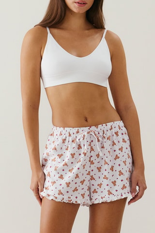 Short de pyjama Sweetheartiz - Ecru