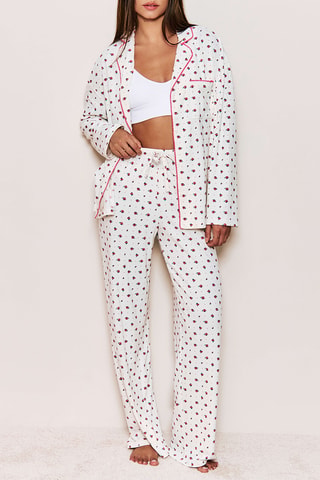 Pantalon de pyjama Sweetheartiz - Blanc