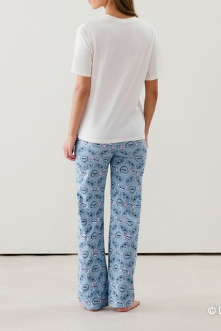 Pantalon de pyjama Stitch Lilo et Stitch Disney Jourdistitchiz - Ciel
