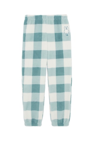 Pantalon de pyjama Miffy Miffy et ses amis Checkmiffiz - Ciel