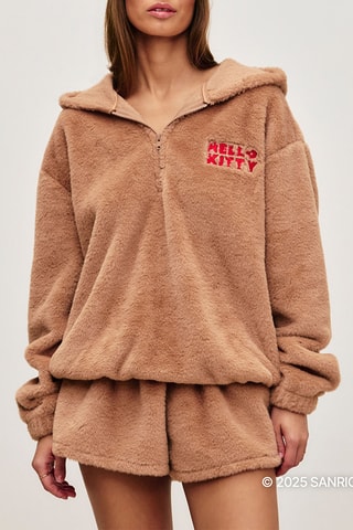 Short de pyjama Hello Kitty Sanrio Bearkittiz - Marron