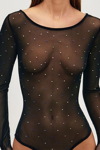 Body-tanga Multistrassiz - Noir