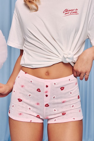 Short de pyjama Sweetkissiz - Rose