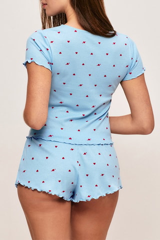 Short de pyjama Ribloviz - Ciel