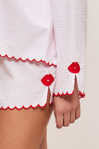 Short de pyjama Kissrayiz - Rose poudré