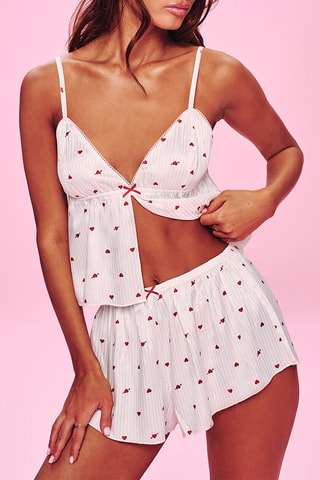 Short de pyjama Loverayiz - Blanc