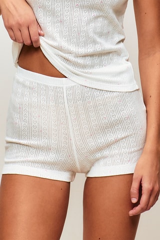 Short de pyjama Whitepointiz - Blanc