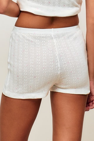 Short de pyjama Whitepointiz - Blanc