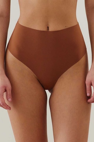 String taille haute Invisibliz - Marron