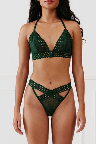 Soutien-gorge Plumetigraphiz - Vert foncé
